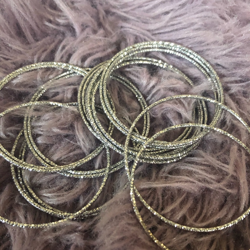 Silver bangles